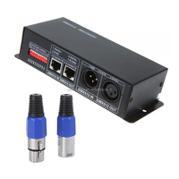 DC12V-24V DMX 512 de control digital de señal dmx controlador 512 DMX 512 decodificador dmx512 controlador de luz de LED de tira