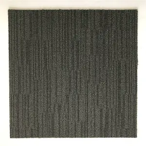 100% Polypropylene Fire耐Tufted Loop Pile PVC Backing Carpet Tile