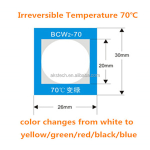 Nhãn Dán Nhiệt Độ Không Thể Đảo Ngược Chất Lượng Cao Nhãn Dán Thay Đổi Màu Nhiệt Độ - Product Image 4
