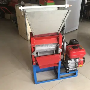 Small Coffee Bean Dehuller Machine Cocoa Bean Peel Removing Machine Fresh Coffee Bean Sheller Peeling Machine