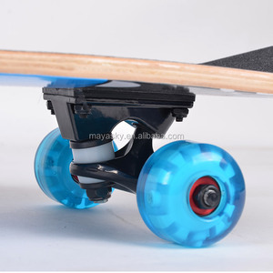 Ruedas de luz de color verde personalizado <span class=keywords><strong>tabla</strong></span> de skate <span class=keywords><strong>longboard</strong></span> completo - Product Image 4