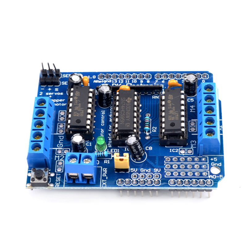 L293D щит привода мотора, двойной привод мотора, плата расширения, модуль управления мотором
