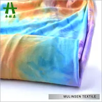 Hot Tie Dye Gebreide Polyester Spandex Fdy Jersey Zhejiang Textiel Pure China Zijde Stof