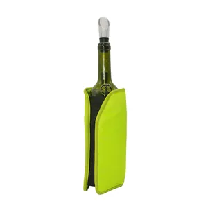 Eis Wein Flasche Kühler Hülse/Individuelle Gel Eis Kühler/Champagne Gel Kühler Eis Taschen