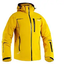 Kích thước lớn bán chạy áo khoác mùa đông màu vàng ngoài trời jaket thể thao cho nam