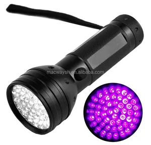 Bán Sỉ 51 Đèn Led 365nm 395nm Đèn UV Đèn Đen Nhỏ Đèn Pin UV