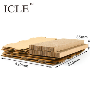 Thương Hiệu-ic-1012 Mèo Ứng Dụng Hai Cầu Thang Lớp Giấy Sóng Thủ Công Gãi Phòng Tông Góc Mèo <span class=keywords><strong>Scratcher</strong></span> - Product Image 6