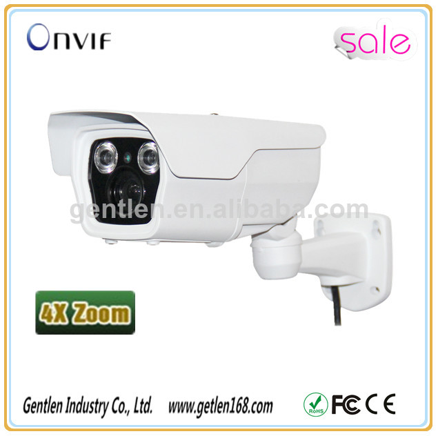 Onvif высокого разрешения 1080p 2.0 мегапиксельной водонепроницаемую 4x зум открытый пуля ip-камеры