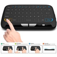 ACEMAX H18 2,4 GHz MINI Touch Pad es el mundo de la primera táctil teclado Y es mejor socio para Android TV caja de PC Windows