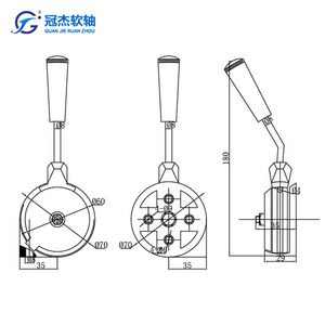 GJ1103D <span class=keywords><strong>Pequeña</strong></span> excavadora rodillo barredora acelerador <span class=keywords><strong>de</strong></span> mano - Product Image 6