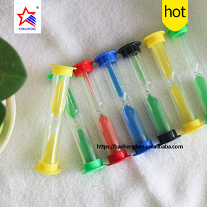 מיני <span class=keywords><strong>3</strong></span> דקות לסביבה ידידותית לסביבה עמיד למים שעון חול שעון חול עם עיצוב עכשווי לקידום צעצוע לילדים - Product Image 5