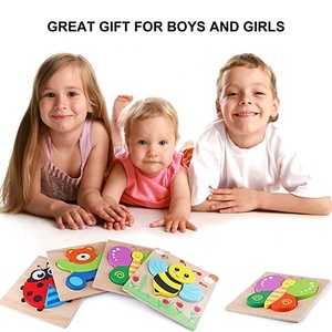 Câu Đố Bằng Gỗ Dễ Thương Động Vật Phim Hoạt Hình Thông Minh Trẻ Em Món Quà Giáo Dục Brain Teaser Trẻ Em Trò Chơi Ghép Hình Câu Đố - Product Image 5