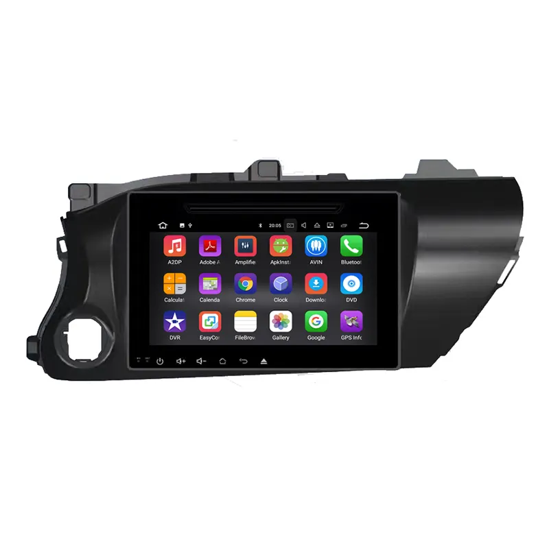 Android 8.0 otcat nucleo 4G 32G Car DVD GPS stereo Per Toyota Hilux 2017