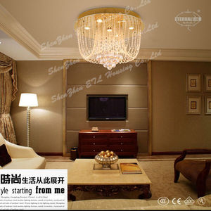 2014 de cristal barato strimmings moderno lámparas de techo para la niña de china etl60074 - Product Image 1