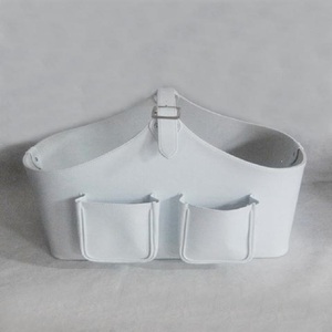 Panier rectangulaire en cuir PU avec poignée - Product Image 1