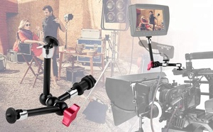 Magic Drie Arm Verstelbare Stevige Scharnierende Wrijving Magische Arm met Hot Shoe Mount Adapter Camera Beugel voor DSLR Camera Rig - Product Image 6