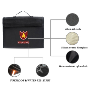 Túi Tài Liệu Chống Cháy Màu Đen Để Bảo Vệ Tối Đa - Product Image 6
