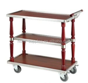 מלון חדר עץ עגלת שירות - Product Image 2