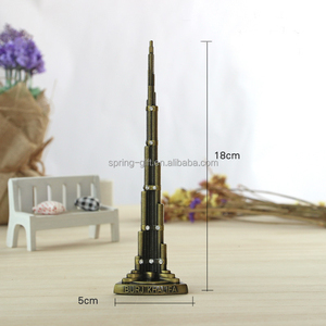 Fly U Een E emiraten Reizen Souvenir model met diamanten De <span class=keywords><strong>Burj</strong></span> <span class=keywords><strong>khalifa</strong></span>-toren in <span class=keywords><strong>Dubai</strong></span> - Product Image 6