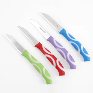 12piece Fruit Knife Set Stainless Steel Knife Color PP Handle Blister Card