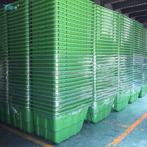 HDPE 400 Lít Giỏ Rác Màu Vàng Và Vận Chuyển Chất Thải 400 L Nhựa Rắn Chất Thải Giỏ Hàng - Product Image 6