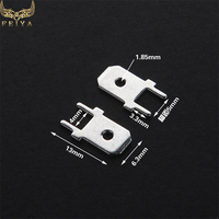 OEM pcb 회로판 6.3 남성 탭 솔더 터미널