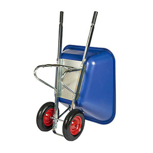 गुलाबी दो पहिया <span class=keywords><strong>Wheelbarrow</strong></span> wb9800 पंचर सबूत पहिया के साथ 200 लीटर ब्लू - Product Image 5