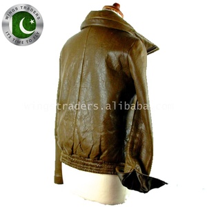 100% VÉRITABLE VESTE EN CUIR MARRON - Product Image 5