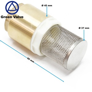 Vannes vertes, filtre en acier inoxydable Vertical, <span class=keywords><strong>clapet</strong></span> <span class=keywords><strong>anti</strong></span>-<span class=keywords><strong>retour</strong></span> en laiton pour <span class=keywords><strong>pompe</strong></span> <span class=keywords><strong>à</strong></span> <span class=keywords><strong>eau</strong></span> - Product Image 4