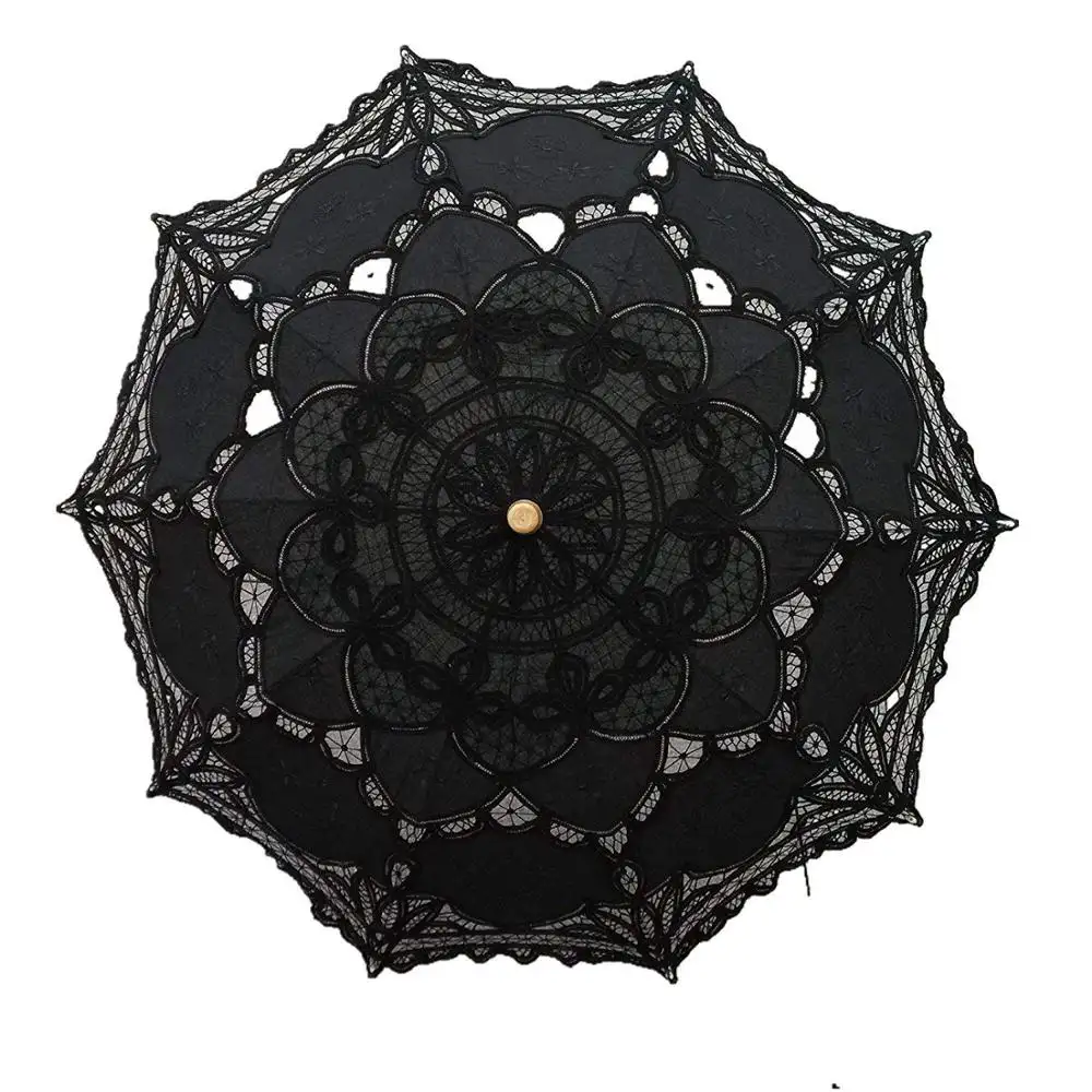 Cinese antico di cotone fantasia del parasole del merletto per la signora cinese ombrelloni per la cerimonia nuziale