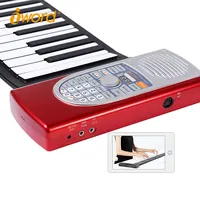 Piano enroulable 61 / 88 touches, claviers arrangeurs portables, clavier de  piano pliable en silicone étanche pour débutants et enfants