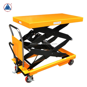 150 kg Draagbare Hydraulische Schaarlift Trolley - Product Image 4