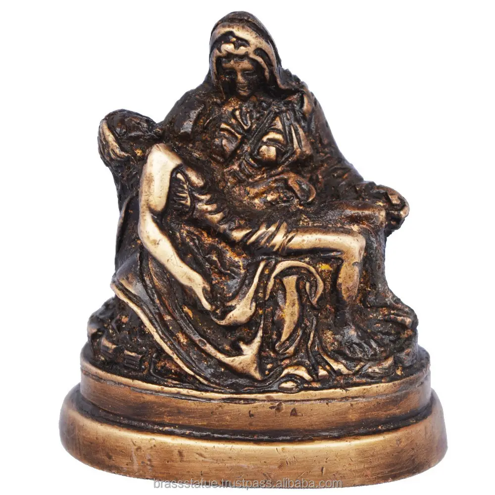 황동 금속으로 만든 크리스마스 선물 신성한 자비 예수 수공예 동상 수제 인테리어 입상 신