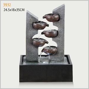 Polyresin león cabeza de fuentes de agua - Product Image 3