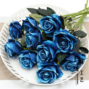 50 centimetri Rose <span class=keywords><strong>Piante</strong></span> Artificiali per la Decorazione <span class=keywords><strong>di</strong></span> le Case <span class=keywords><strong>di</strong></span> Mettere i Fiori in Vasi <span class=keywords><strong>di</strong></span> Plastica - Product Image 5