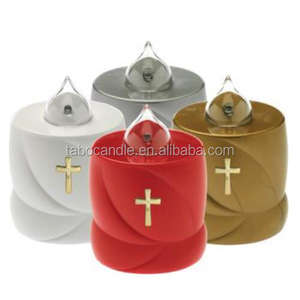 Bougies LED scintillantes sans flamme à piles <span class=keywords><strong>pour</strong></span> le cimetière extérieur Memorial Christmas - Product Image 1