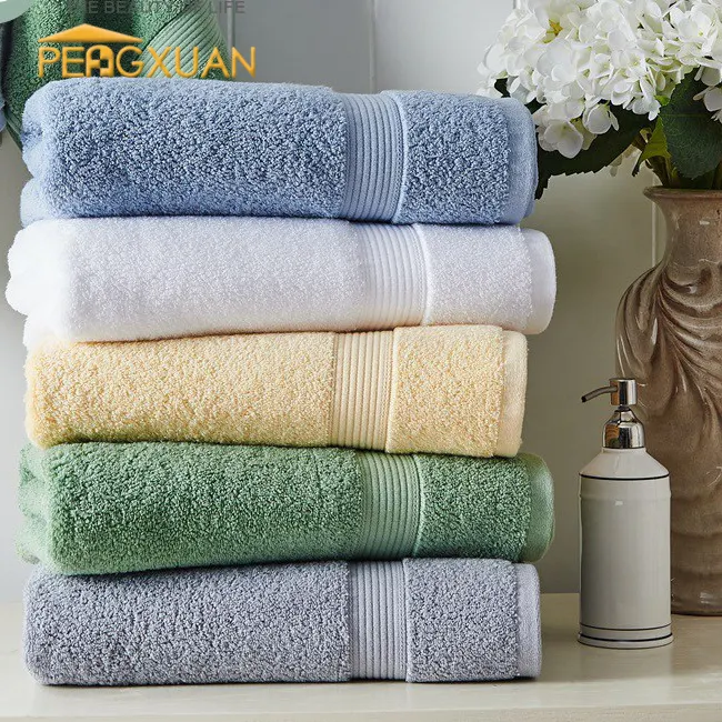 Best Saling Egyptian Cotton towels bath 100% cotton textill Manufacturers bath sheet 100x150 hotel cotton bath towel europe
