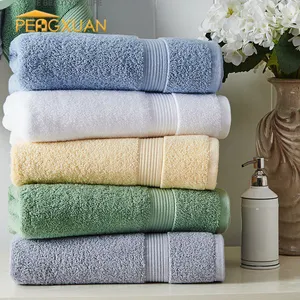 最好的销售埃及纯棉毛巾浴缸100% 棉textill厂家浴巾100x150酒店纯棉浴巾欧洲