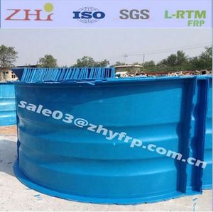 Piscines en fibre <span class=keywords><strong>de</strong></span> verre FRP d'occasion, équipement <span class=keywords><strong>de</strong></span> pisciculture en plastique Ras pour la vente - Product Image 4