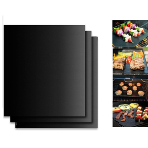 Heat-resistent <strong>Fireproof</strong> Charcoal Bbq <strong>Mat</strong> Non-stick BBQ Grill <strong>Mat</strong> Baking <strong>Mat</strong> - Product Image 1