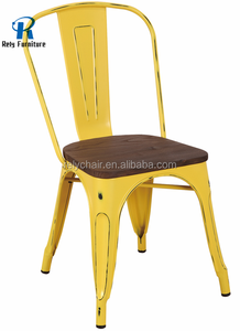 Thép kim loại bộ ghế bột sơn chất lượng cao gỗ top bàn ăn và ghế - Product Image 4