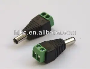 2.5mm/5.5mm güç 10a 12v erkek dc güç konektörü dc fiş konnektör