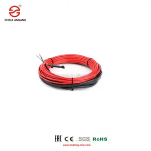Câble de chauffage électrique au sol, 12 v, 16 W/M, sous le sol, fil de pistes chauffants, en béton, sous le carrelage