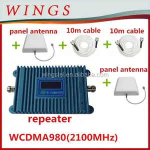 Ali popolari gsm/wcdma ripetitore del segnale 2g/3g uso domestico interno ripetitore 900/2100 mhz amplificatore