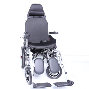 Fauteuil roulant électrique montable automatique à maille respirante, avec accoudoir détachable, pouces