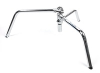 Support de lampe tubulaire robuste en acier inoxydable, support léger sur Base de tortue avec bras et tête de poignée, pour éclairage de Studio Photo et vidéo
