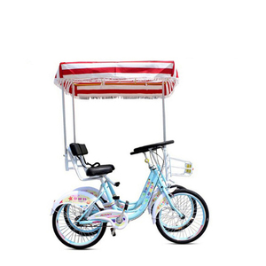Bicicleta Tándem para Dos Personas, Tipo Surrey, de Alta Gama/Bicicleta de Una Velocidad con Cuadro de Carbono/Bicicleta para Parejas - Product Image 2