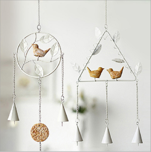 2018 del metal al por mayor pájaro colgando campanas eólicas accesorios para el hogar artículos de decoración - Product Image 5