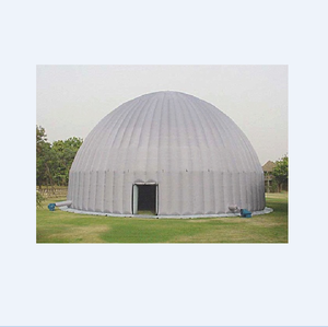 Giant grey inflatable marquee projection tent, inflatable sphere dome for parties and events H2157