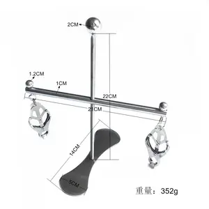 Nuovo capezzolo morsetto Bondage metallo pinze per il capezzolo gioco del sesso Bondage restrizioni schiavo <span class=keywords><strong>Bdsm</strong></span> Fetish Breast Clip Sex <span class=keywords><strong>Toys</strong></span> per coppie - Product Image 1